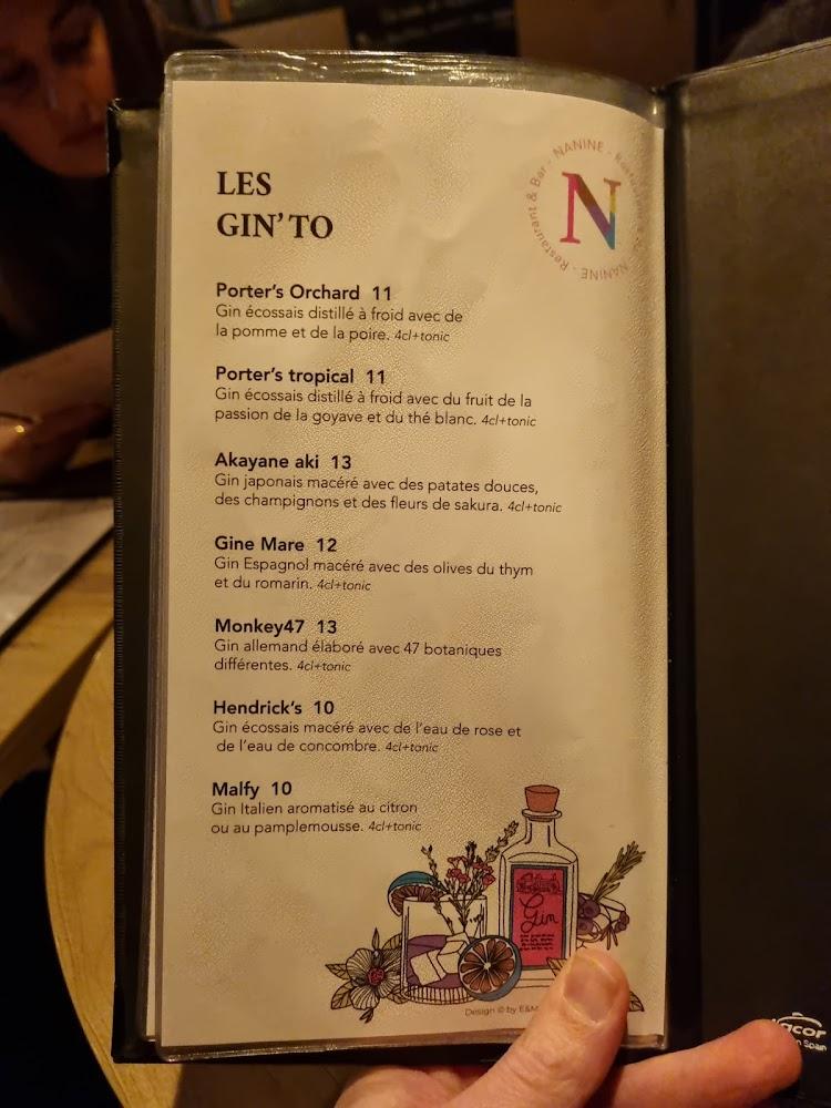 Nanine - Menu Image 4